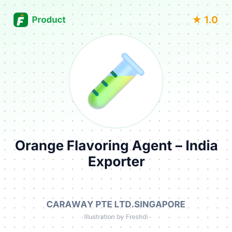 Orange Flavoring Agent – summary card, no photo uploaded yet