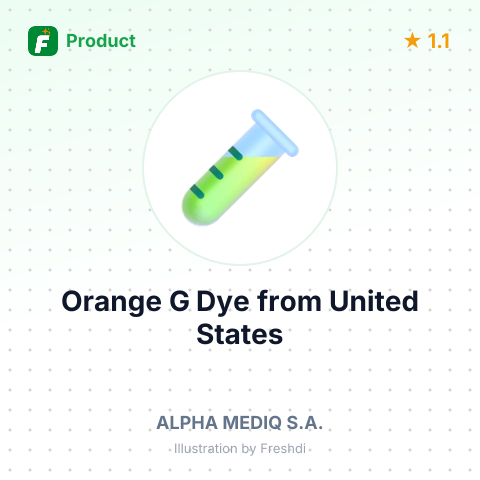 Orange G Dye – summary card, no photo uploaded yet