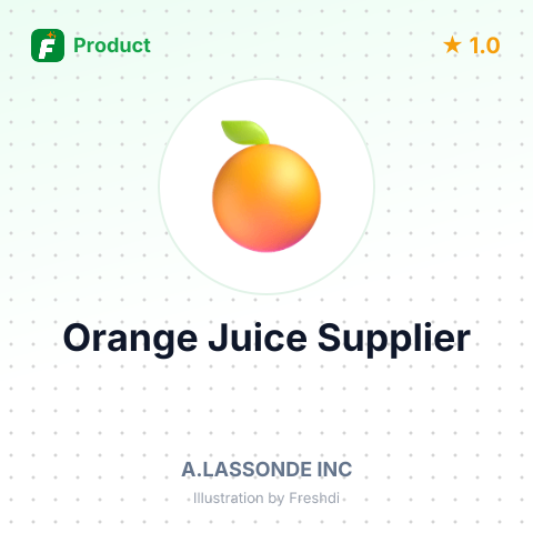 Orange Juice – summary card, no photo uploaded yet