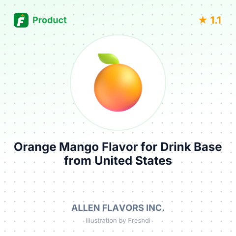 Orange Mango Flavor for Drink Base – summary card, no photo uploaded yet