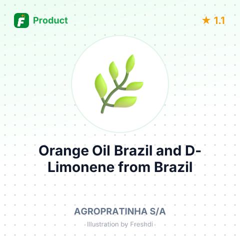 Orange Oil Brazil and D-Limonene – summary card, no photo uploaded yet