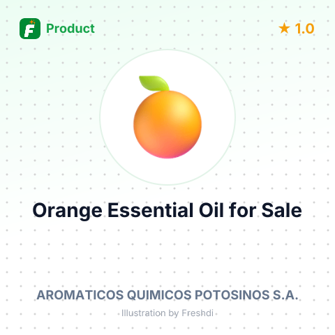 Orange Oil, Essential Oil of Citrus Fruit – summary card, no photo uploaded yet