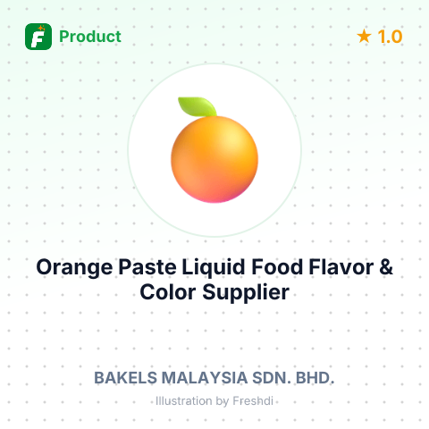 Orange Paste Liquid Food Flavor & Color – summary card, no photo uploaded yet