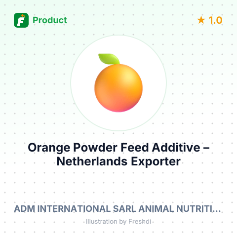 Orange Powder Feed Additive – summary card, no photo uploaded yet