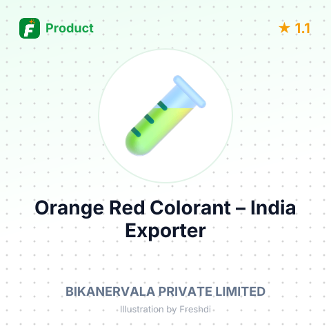 Orange Red Colorant – summary card, no photo uploaded yet