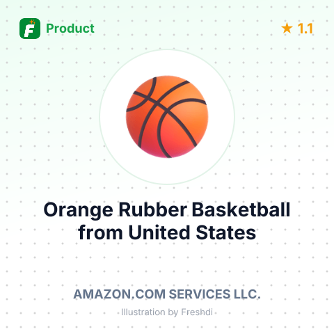 Orange Rubber Basketball – summary card, no photo uploaded yet