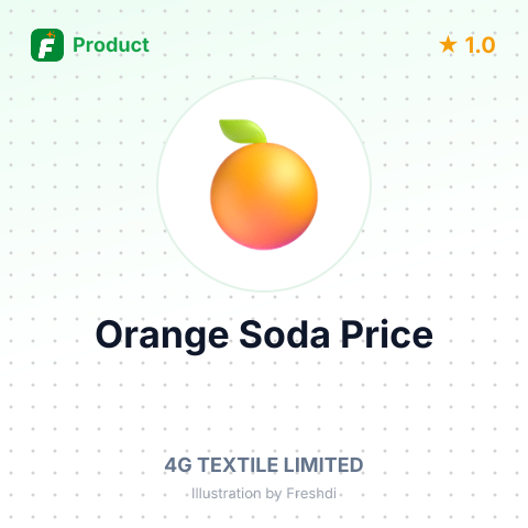 Orange Soft Drinks, 1 Litre Pack – summary card, no photo uploaded yet