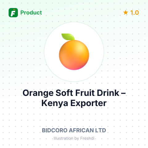 Orange Soft Fruit Drink – summary card, no photo uploaded yet
