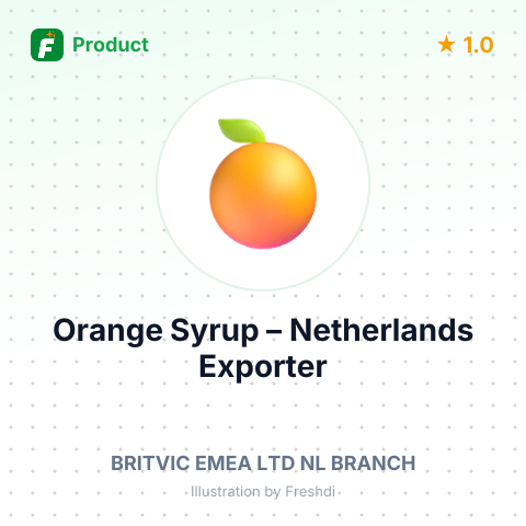 Orange Syrup – summary card, no photo uploaded yet