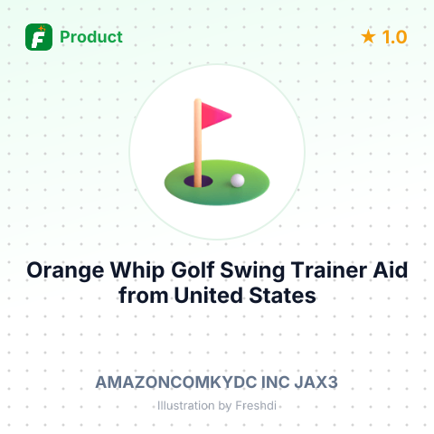 Orange Whip Golf Swing Trainer Aid – summary card, no photo uploaded yet