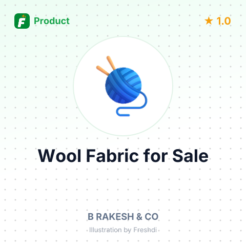 Orange Wool Fabric – summary card, no photo uploaded yet