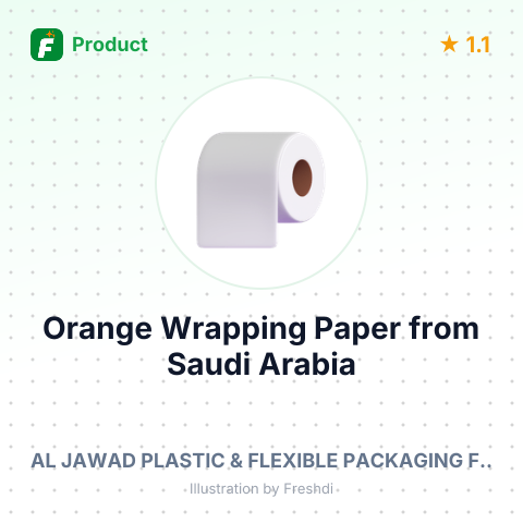 Orange Wrapping Paper – summary card, no photo uploaded yet