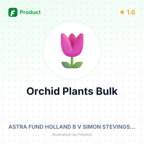 Orchid Plants in Vegetative State or Blooming – summary card, no photo uploaded yet