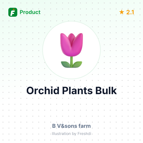 Orchid Plants – summary card, no photo uploaded yet