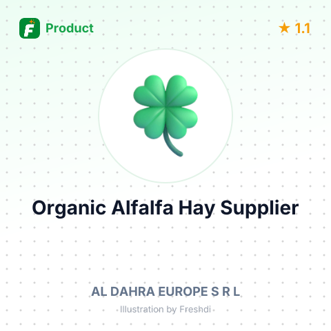 Organic Alfalfa Hay – summary card, no photo uploaded yet