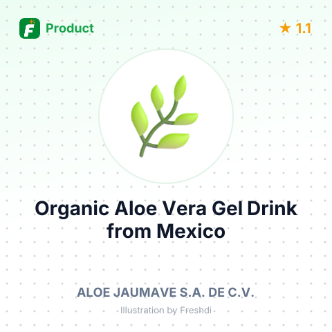 Organic Aloe Vera Gel Drink – summary card, no photo uploaded yet