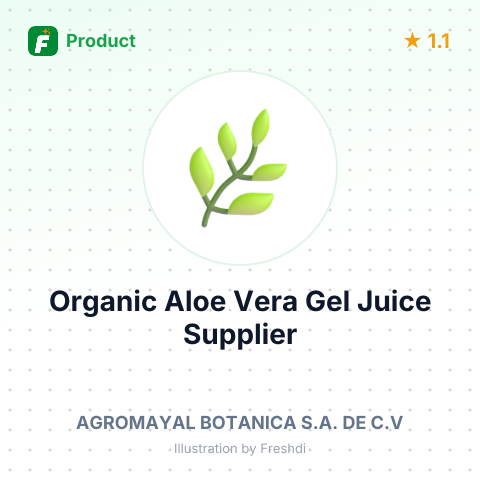 Organic Aloe Vera Gel Juice – summary card, no photo uploaded yet
