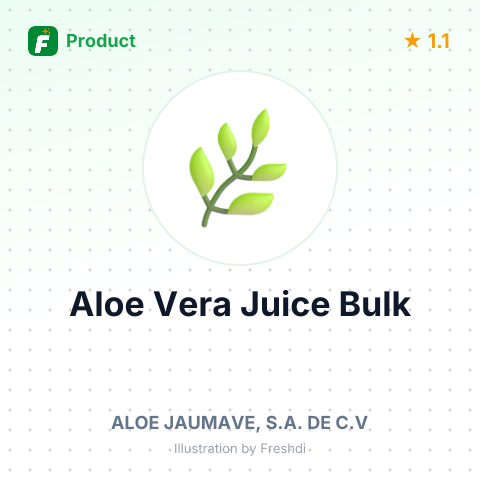 Organic Aloe Vera Inner Leaf Juice – summary card, no photo uploaded yet
