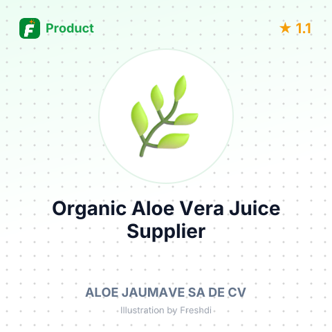 Organic Aloe Vera Juice – summary card, no photo uploaded yet