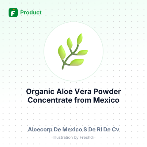 Organic Aloe Vera Powder Concentrate – summary card, no photo uploaded yet