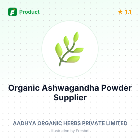 Organic Ashwagandha Powder – summary card, no photo uploaded yet