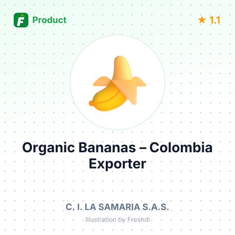 Organic Bananas – summary card, no photo uploaded yet