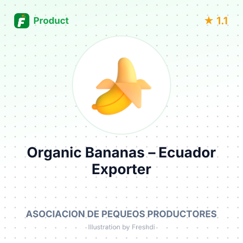 Organic Bananas – product summary card, no photo uploaded yet