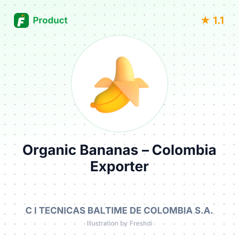Organic Bananas – summary card, no photo uploaded yet