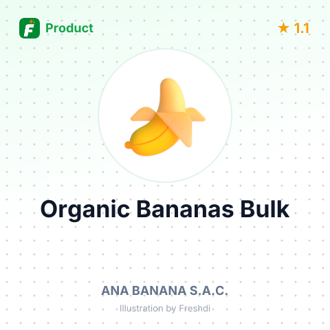 Organic Bananas from Peru – summary card, no photo uploaded yet