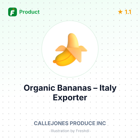 Organic Bananas – summary card, no photo uploaded yet