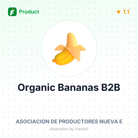 Organic Bananas – summary card, no photo uploaded yet