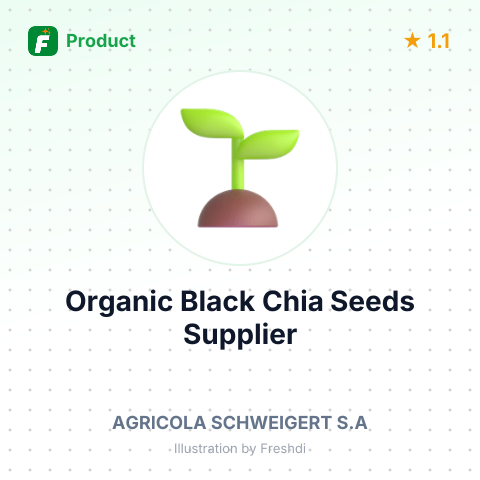 Organic Black Chia Seeds – summary card, no photo uploaded yet