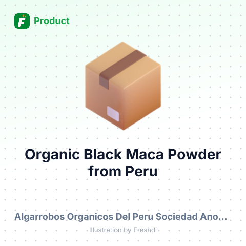 Organic Black Maca Powder – summary card, no photo uploaded yet
