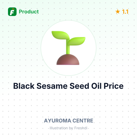 Organic Black Sesame Seed Oil Carrier Oil – summary card, no photo uploaded yet