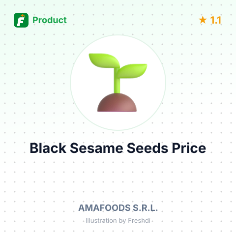 Organic Black Sesame Seeds – summary card, no photo uploaded yet
