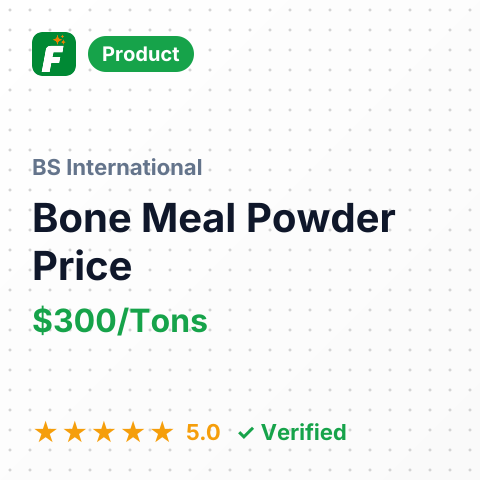 Bone Meal Powder – summary card, no photo uploaded yet