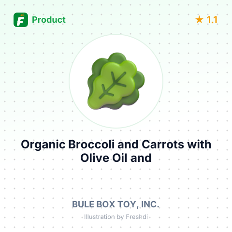 Organic Broccoli and Carrots with Olive Oil and Garlic – summary card, no photo uploaded yet