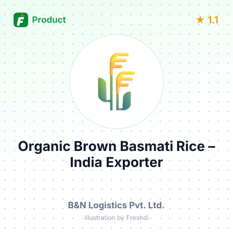 Organic Brown Basmati Rice – summary card, no photo uploaded yet