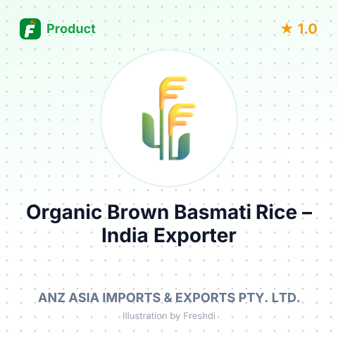 Organic Brown Basmati Rice – summary card, no photo uploaded yet
