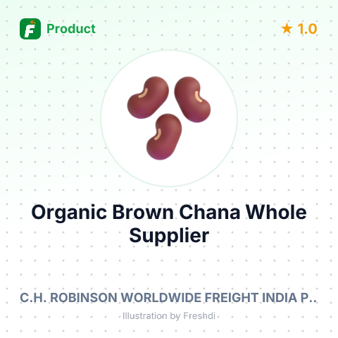Organic Brown Chana Whole – summary card, no photo uploaded yet
