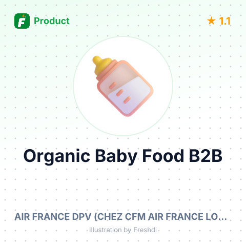 Organic Carrot Baby Food – summary card, no photo uploaded yet