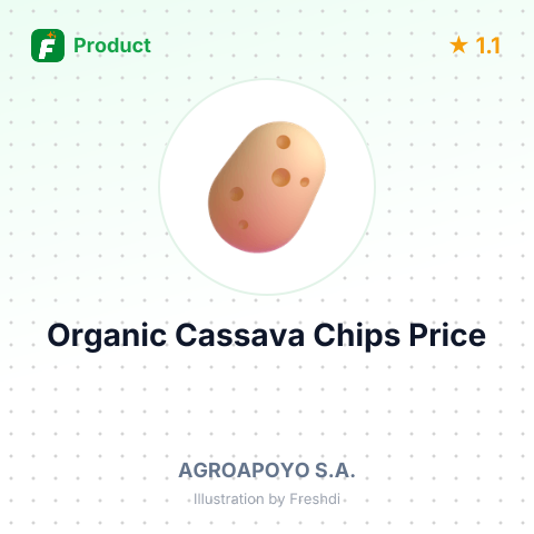 Organic Cassava Chips with Himalayan Pink Salt – summary card, no photo uploaded yet