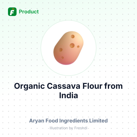 Organic Cassava Flour – summary card, no photo uploaded yet