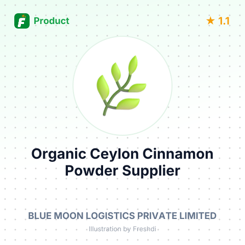 Organic Ceylon Cinnamon Powder – summary card, no photo uploaded yet