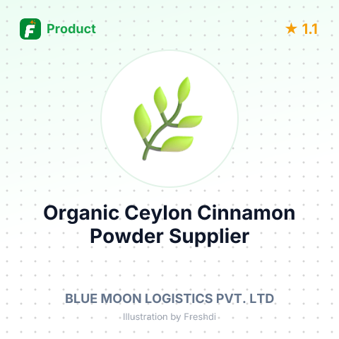 Organic Ceylon Cinnamon Powder – summary card, no photo uploaded yet