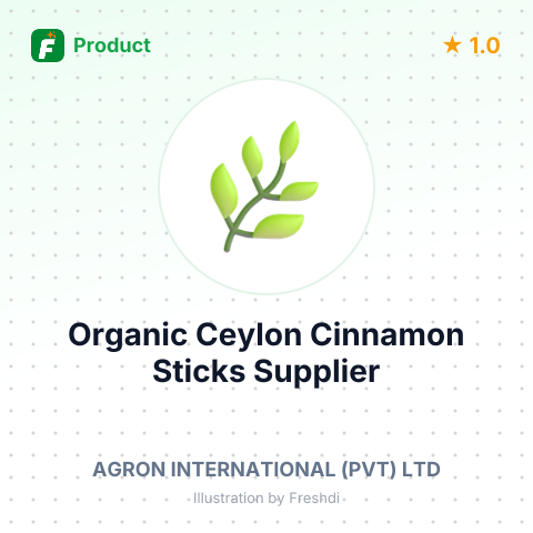 Organic Ceylon Cinnamon Sticks – summary card, no photo uploaded yet