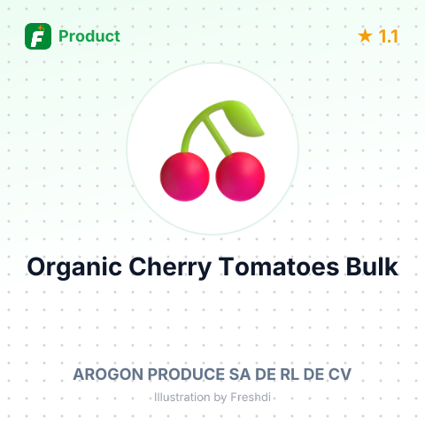 Organic Cherry Tomatoes – summary card, no photo uploaded yet
