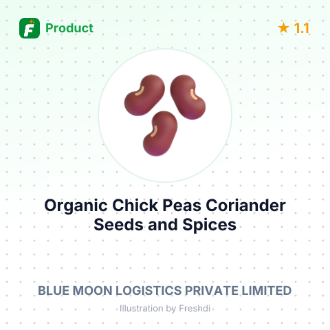 Organic Chick Peas, Coriander Seeds, and Spices Variety Pack – summary card, no photo uploaded yet