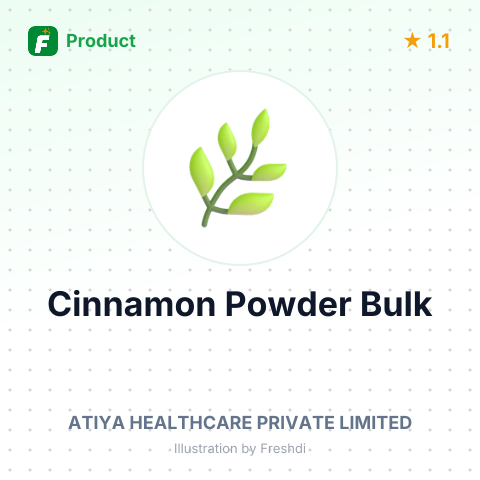 Organic Cinnamon Powder – summary card, no photo uploaded yet