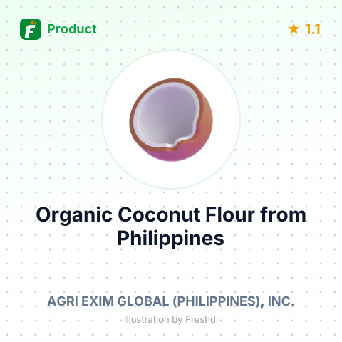 Organic Coconut Flour – summary card, no photo uploaded yet